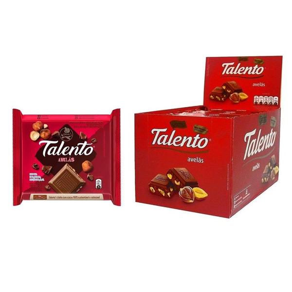 Imagem de Chocolate Talento Garoto Avela 85g 12un