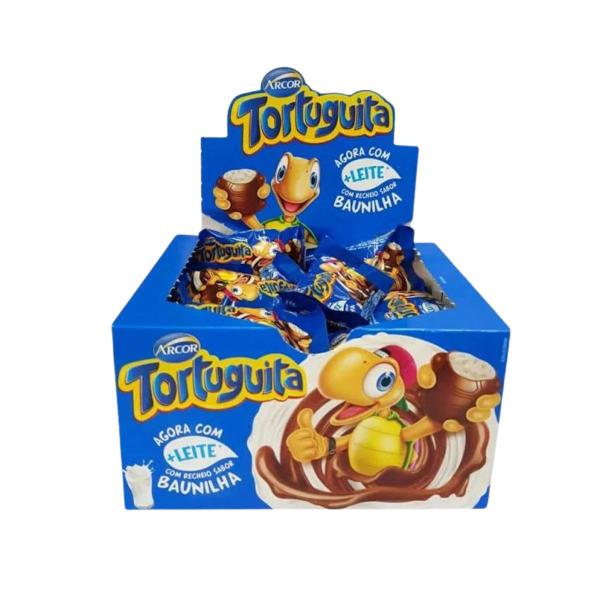 Chocolate Tortuguita Baunilha Caixa Azul c/ 24 - Arcor Imagem de Chocolate Tortuguita Baunilha Caixa Azul c/ 24