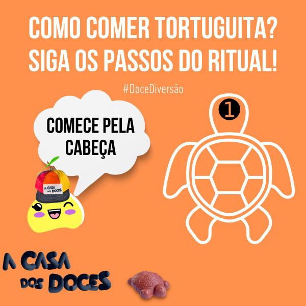 Chocolate Tortuguita Baunilha Caixa Azul c/ 24 - Arcor Imagem de Chocolate Tortuguita Baunilha Caixa Azul c/ 24