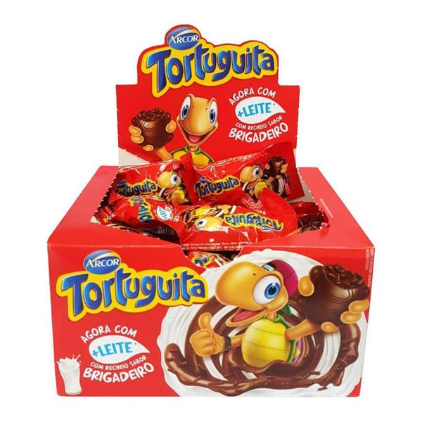 Chocolate Tortuguita Brigadeiro 19g c/24 - Arcor Imagem de Chocolate Tortuguita Brigadeiro 19g c/24 - Arcor