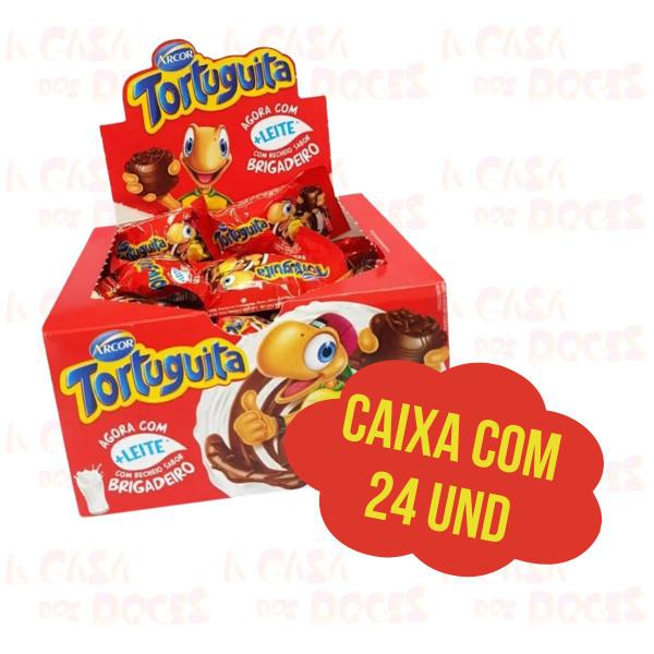 Imagem de Chocolate Tortuguita Brigadeiro Caixa Vermelha c/ 24