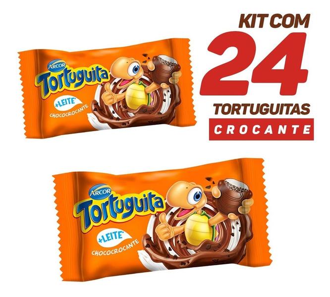 Imagem de Chocolate Tortuguita Recheio Crocante Ao Leite Delicioso Irresistível Cremoso