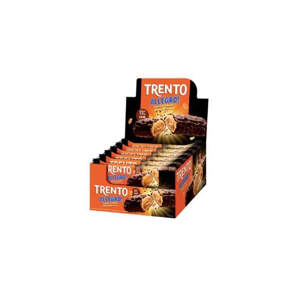 Imagem de Chocolate Trento Alegro Dark com Amendoim - Display 416G