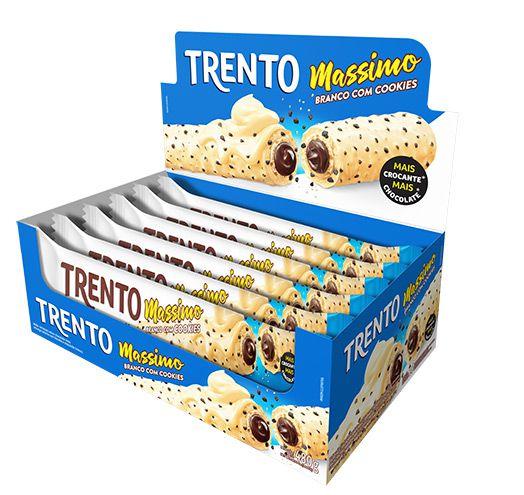 Imagem de Chocolate Trento Massimo Branco 375gr 15unidades