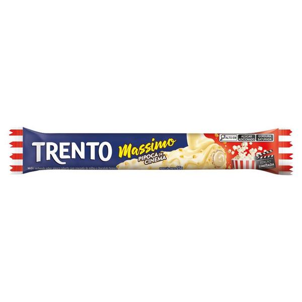 Chocolate Trento Massimo Pipoca de Cinema 25g Imagem de Chocolate Trento Massimo Pipoca de Cinema 25g