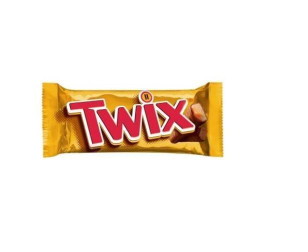 Imagem de Chocolate Twix 15G Com 300 Unidades Caramelo =Kit 10Cxs