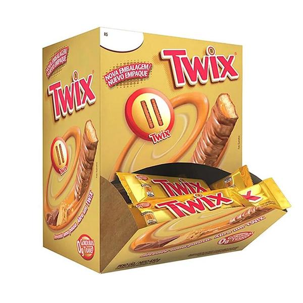 Chocolate Twix 15Gr Com 30Un - Mars Imagem de Chocolate Twix 15Gr Com 30Un - Mars