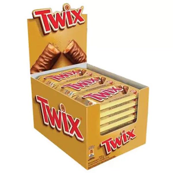 Imagem de Chocolate Twix Duplo 40g c/18 - Mars