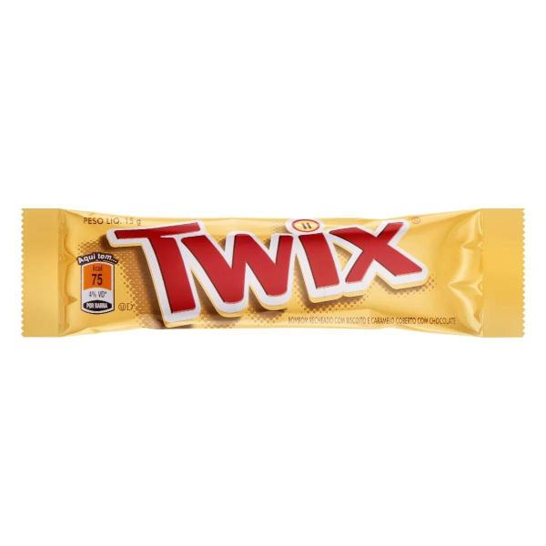 Imagem de Chocolate Twix Tradicional Kit 5 Unidades De 15G