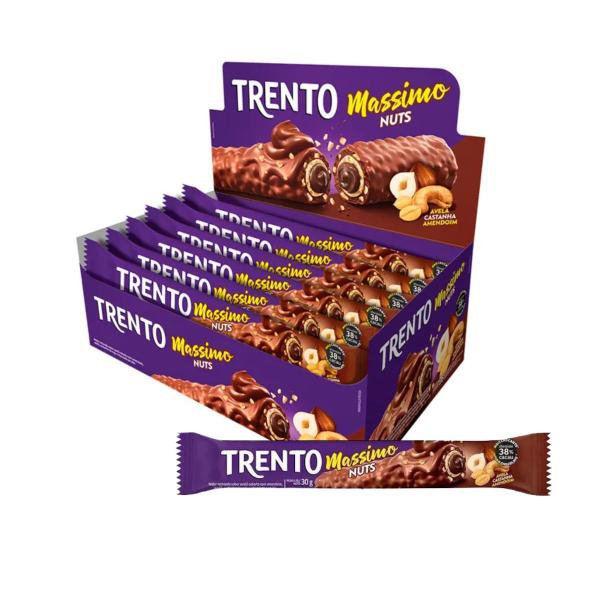 Imagem de Chocolate Wafer Trento Massimo Nuts - 375g