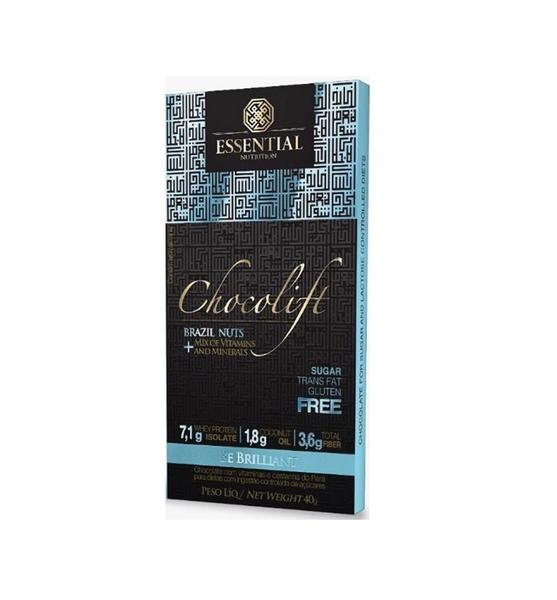 Chocolift (40g) - Sabor: Be Briliiant - Essential Nutrition Imagem de Chocolift (40g) - Sabor: Be Briliiant