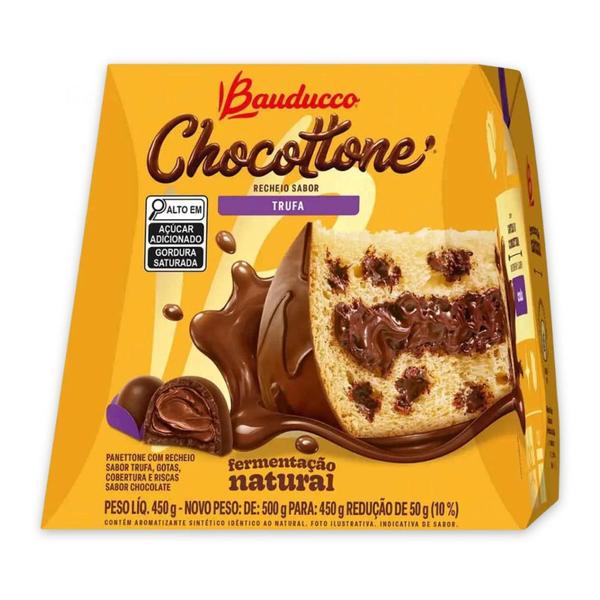 Imagem de Chocotone Bauducco Panetone Recheado Trufa 450g