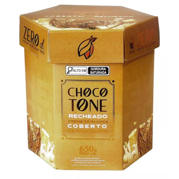 Chocotone Zero Açúcar Selecto Cacau 650g Coclate e Avelã ou Paçoca Imagem de Chocotone Zero Açúcar Selecto Cacau 650g Coclate e Avelã ou Paçoca