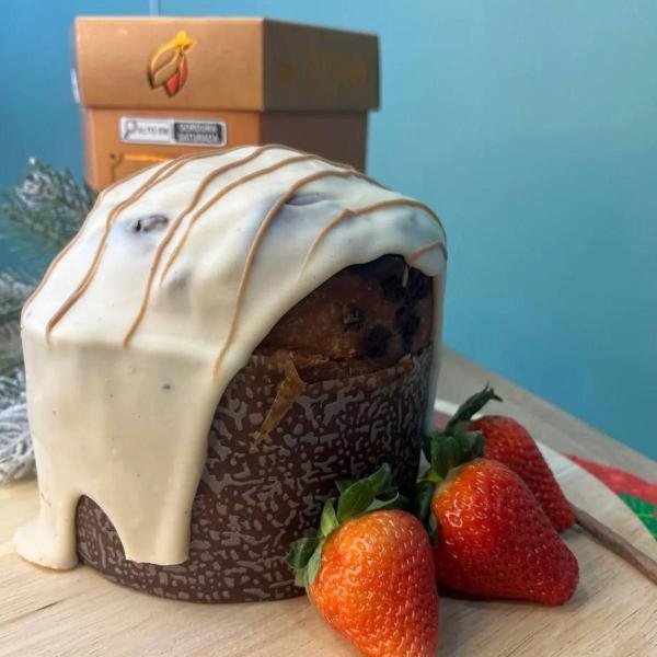 Chocotone Zero Açúcar Selecto Cacau 650g Coclate e Avelã ou Paçoca Imagem de Chocotone Zero Açúcar Selecto Cacau 650g Coclate e Avelã ou Paçoca
