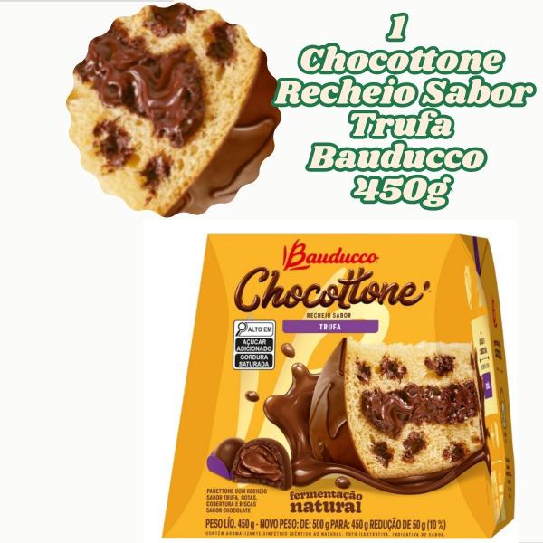 Imagem de Chocottone Bauducco 400g Kit Sacola de Presente Natal