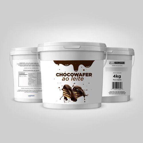 Chocowafer Ao Leite 4kg - COSMOS Imagem de Chocowafer Ao Leite 4kg