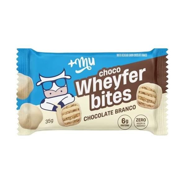 Imagem de Chocowheyfer Bites Sabor Chocolate Branco +Mu 35g