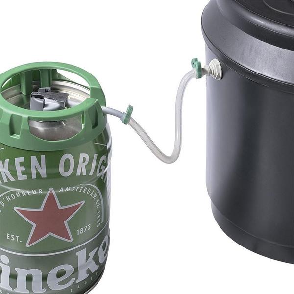 Chopeira A Gelo Lavita Cooler 21L Preto Barril Serpentina Em Imagem de Chopeira A Gelo Lavita Cooler 21L Preto Barril Serpentina Em