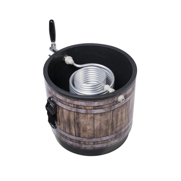 Chopeira A Gelo Lavita Cooler 21L Preto Barril Serpentina Em Imagem de Chopeira A Gelo Lavita Cooler 21L Preto Barril Serpentina Em