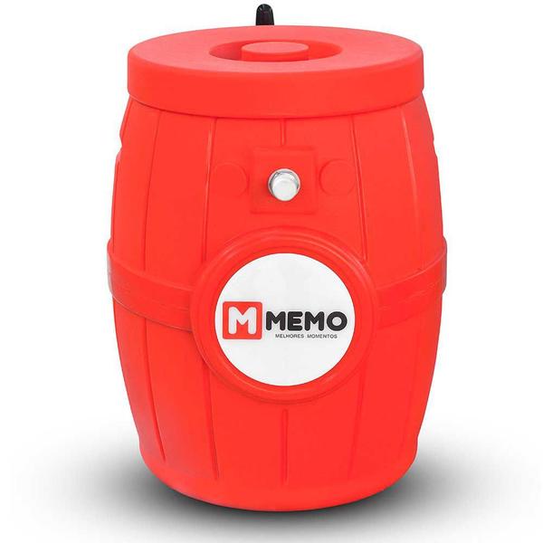 Chopeira Gelo Barril Rotomoldado Memo - 1 Torneira Italiana - Vermelha - CHOPEIRAS MEMO Imagem de Chopeira Gelo Barril Rotomoldado Memo - 1 Torneira Italiana - Vermelha