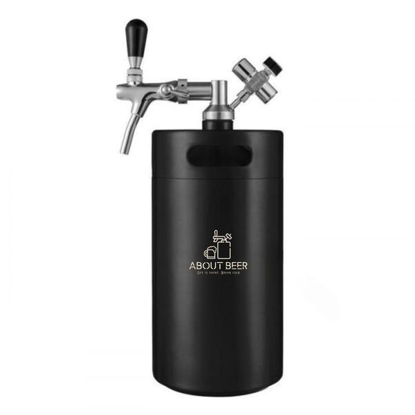 Chopeira Keg Vacuum 5 Litros Portátil Black About Beer Imagem de Chopeira Keg Vacuum 5 Litros Portátil Black About Beer