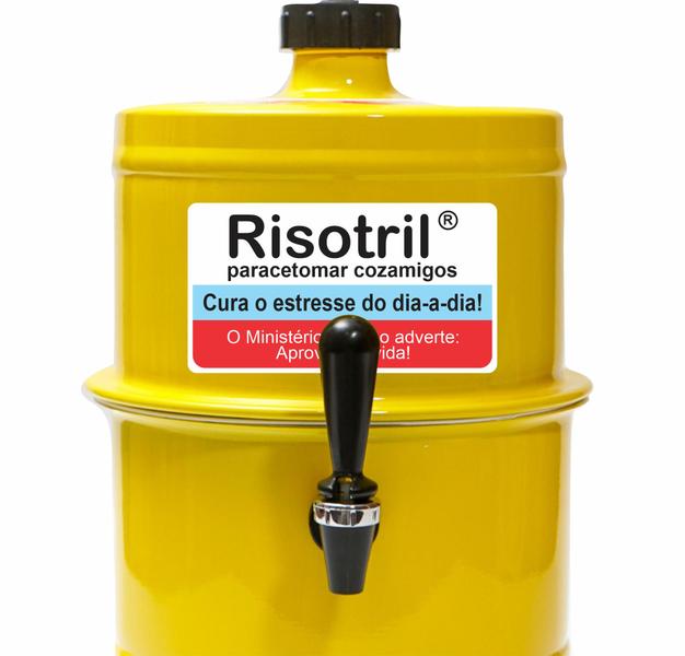 Imagem de Chopeira Portatil A Gelo Amarela Risotril 5.1lt Não Elétrica