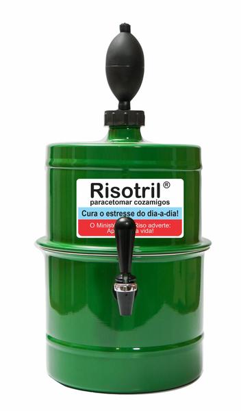 Chopeira Portatil A Gelo Verde Risotril 5.1lt Não Elétrica - Beer Chopp Imagem de Chopeira Portatil A Gelo Verde Risotril 5.1lt Não Elétrica