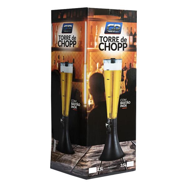 Imagem de Chopeira Torre Chopp Gelado Portátil Grande 3,5 litros chope