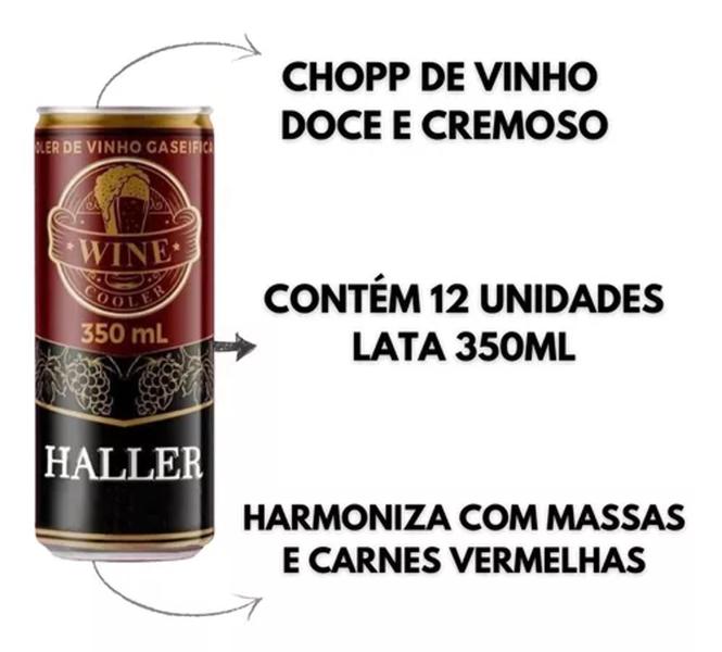 Imagem de Chopp de vinho cremoso Ecobier lata 12x350ml