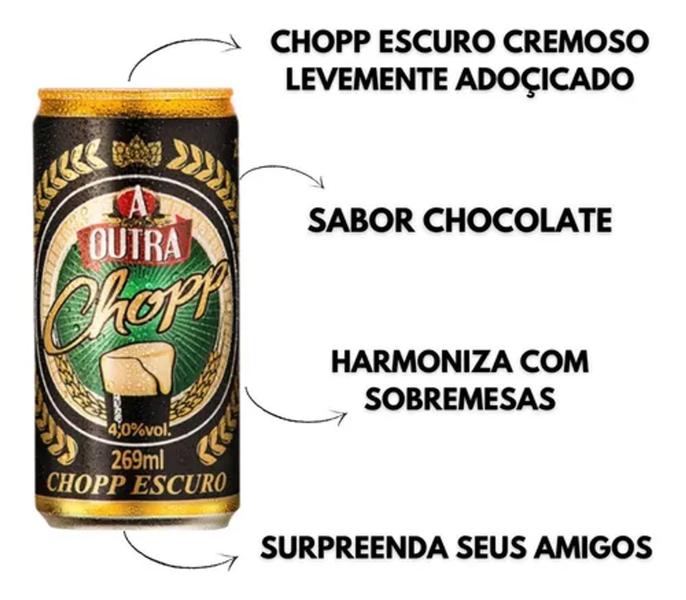 Imagem de Chopp escuro a outra chopp lata 12x269ml