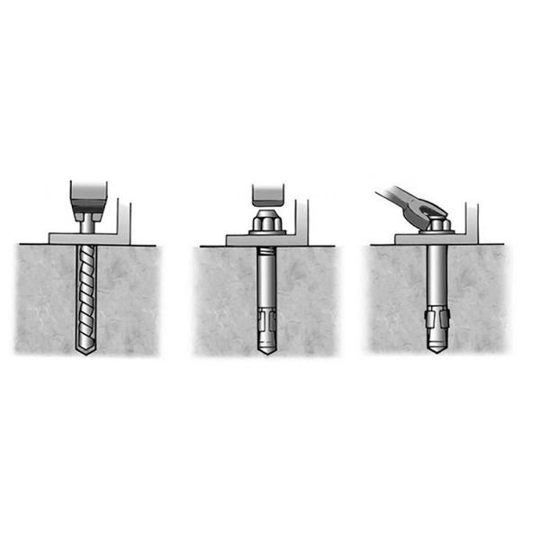 Imagem de Chumbador Parabolt 3/8 X 2.1/4'' 25,0006 15 Unidades - Nord