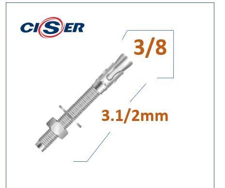 Imagem de Chumbador Parabolt 3/8 X 3.1/2 Pol Cba Ancora 100 Peças