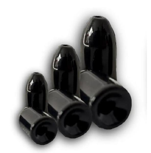 Imagem de Chumbo chumbada pesca bullet p/ isca artificial 14g 5un - preto