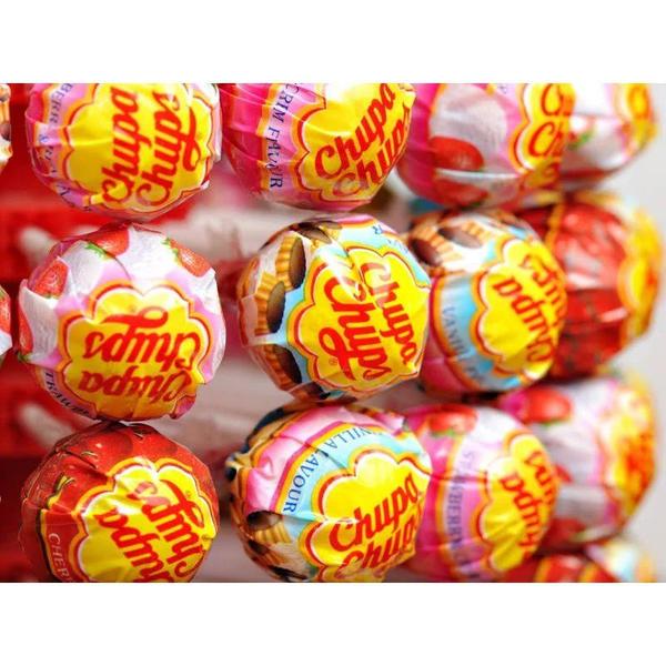 Chupa Chups Pirulito Com Corante Natural Pote C/100 Unidades
