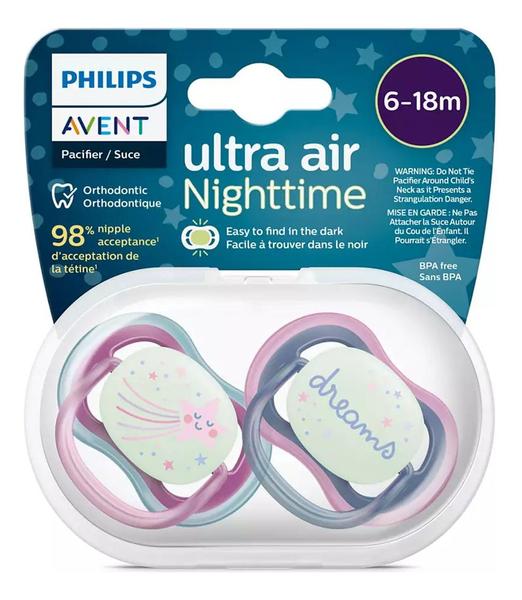 Imagem de Chupeiro Philips Avent Ultra Air Scf376/14 X2u 6-18 Meses