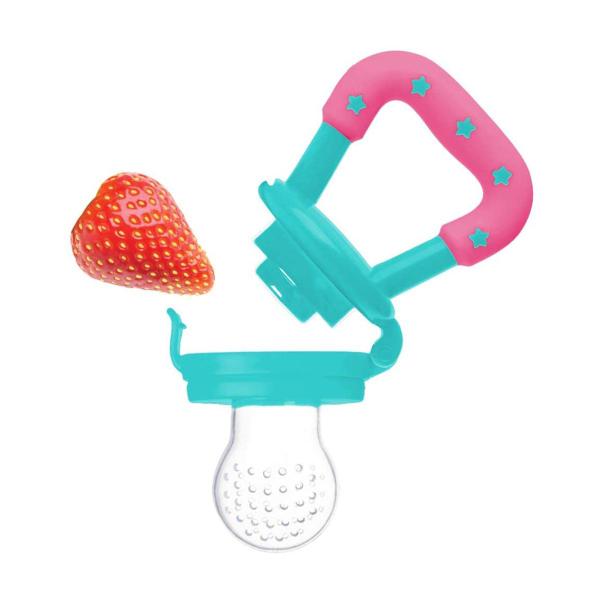 Chupeta Alimentadora Bebe Frutas com Bico de Silicone Livre - Buba Imagem de Chupeta Alimentadora Bebe Frutas com Bico de Silicone Livre