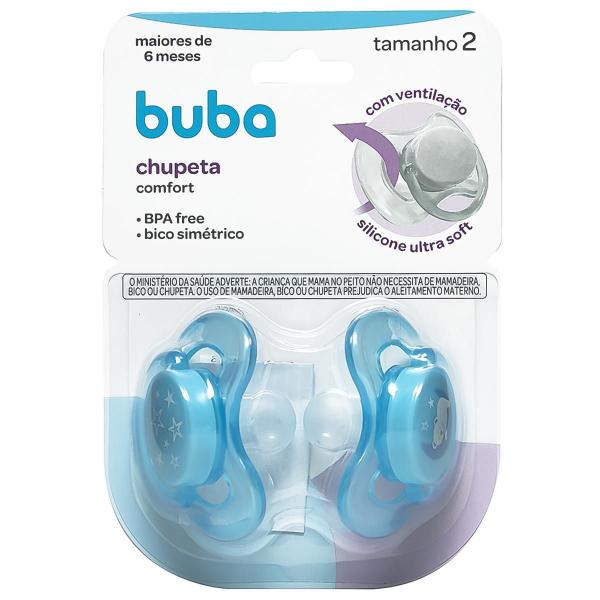 Imagem de Chupeta Bico Silicone Ultra Soft Comfort + 6 Meses Buba