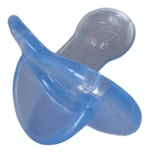 Imagem de Chupeta Bico Simétrico Reto 100% Silicone Calmante 3 Unidades Marca Baby Nany