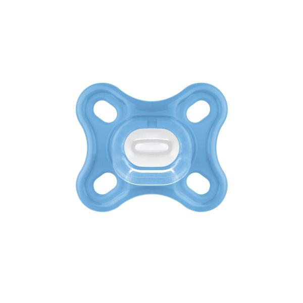 Imagem de Chupeta Comfort 100% Silicone 0 à 6 Meses Azul - MAM