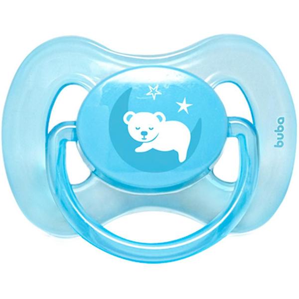 Imagem de Chupeta Comfort Tamanho 1 Ursinho Azul Buba