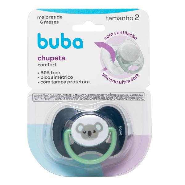 Imagem de Chupeta Comfort Unitária 6m+ Tamanho 2 Buba Baby