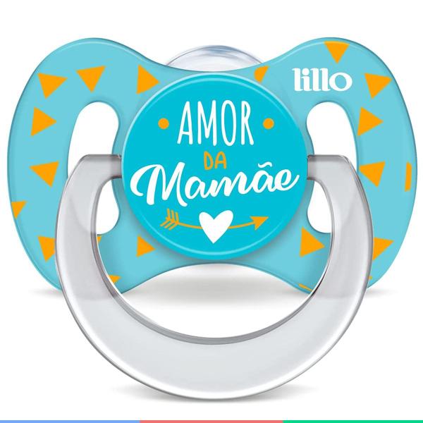 Chupeta De Bebê Infantil Com Bico de Silicone A Partir dos 6 Meses Tam 2 Azul Funny Lillo Imagem de Chupeta De Bebê Infantil Com Bico de Silicone A Partir dos 6 Meses Tam 2 Azul Funny Lillo