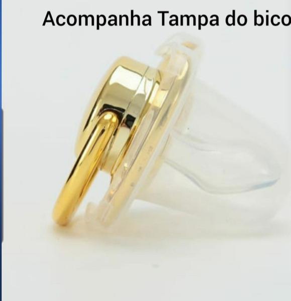 Imagem de Chupeta de Luxo Personalizada Branca Nome