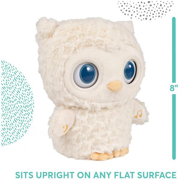 Imagem de Chupeta de pelúcia GUND Baby Sleepy Eyes Owl de 20 cm