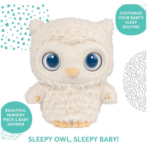 Imagem de Chupeta de pelúcia GUND Baby Sleepy Eyes Owl de 20 cm