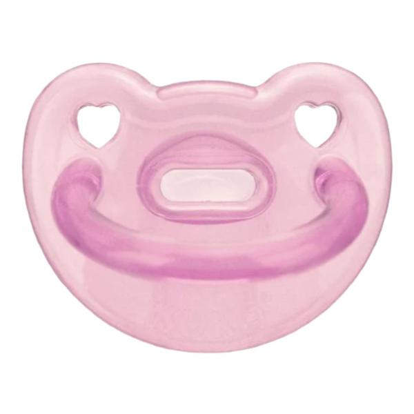 Imagem de Chupeta de Silicone Soft Tamanho 2 mais de 6 meses  Rosa Kuka