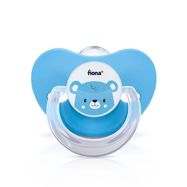 Imagem de Chupeta Fiona Baby Silicone Redondo +6M Azul - Lillo