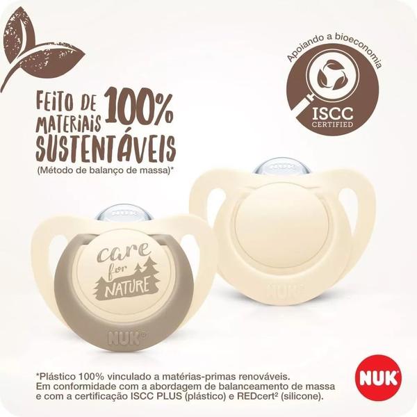 Imagem de Chupeta For Nature Silicone 0-6m Neutra Nuk