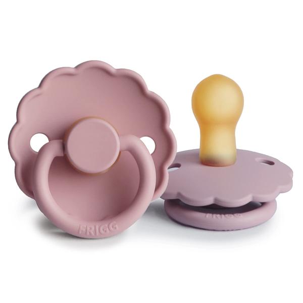 Imagem de Chupeta FRIGG Daisy Natural Rubber - Sem BPA - 0-6 Meses (2 Unidades)