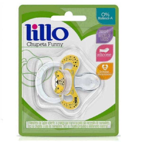 Chupeta Funny Animais Tam. 2 (6+M) - Onça - Lillo Imagem de Chupeta Funny Animais Tam. 2 (6+M) - Onça - Lillo